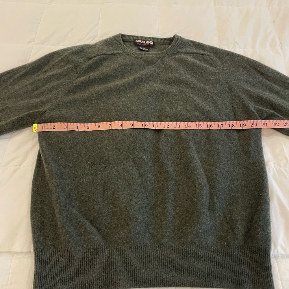 Kirkland Forest Green Cashmere Sweater Size Small - Picture 6 of 9